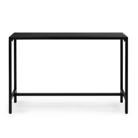 55' Outdoor Bar Table With Adjustable Feet, Rectangle Narrow Counter Height Table, Ideal Bar Height Table For Balcony Patio Garden Yard Poolside, (Option: defaulttitle)