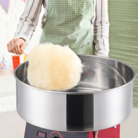 Electric Cotton Candy Machine, 1000W Candy Floss Maker, Commercial Cotton Candy Machine With Stainless Steel Bowl, And Sugar Scoop, Perfect For H (Option: Red)