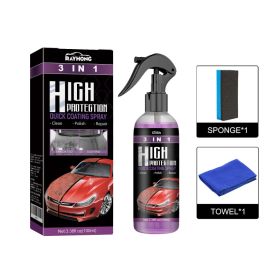 Three-in-one Coating Agent (Purple), Recoating, Cleaning Agent for Home Cleaning (Option: Default)