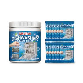 Dishwasher Cleaning Effervescent Tablets (Bucket), 12 Pieces, Clean Oil, Dietary Supplement for Daily Wellness (Option: Default)