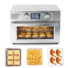 22-liter 1800-watt Electric Air Fryer Oven, Equipped With 6 Stainless Steel Heating Elements, And Capable Of Setting A Temperature Of 450degree - (Option: 22L)
