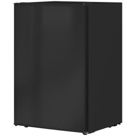 2.5 Cu.Ft Mini Fridge, Single Door Compact Refrigerator with Freezer, Adjustable Thermostat, Reversible Door, Black (Option: Black-472x465x798 mm)